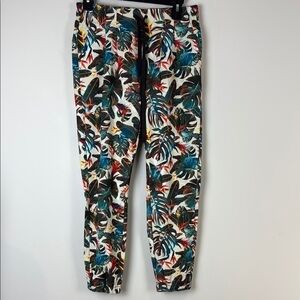 KAVU Bucerias quick dry jogger-style pantsTropical Leaf Print
